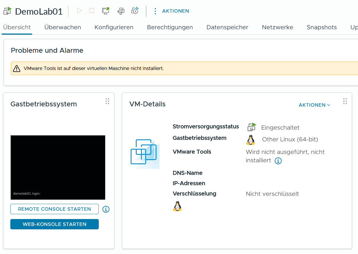 Screenshot-Platzhalter: Veeam Virtual Lab Konfigurationsansicht mit Proxy-Appliance und isolierten Portgruppen – anonymisiert als DemoLab01