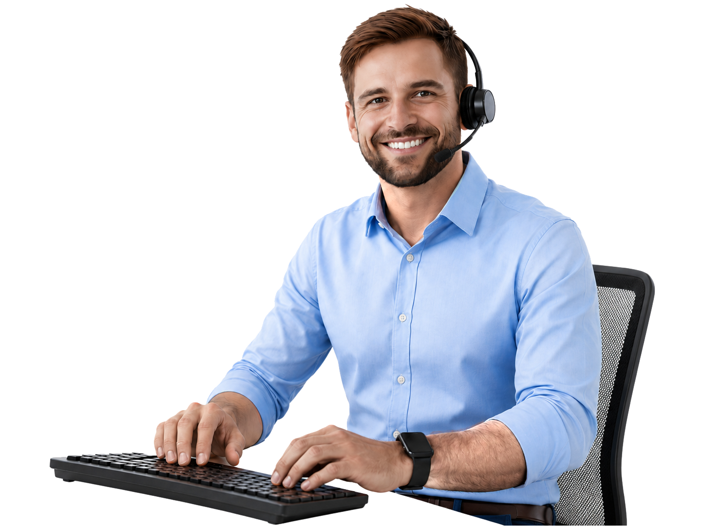 IT-Berater mit Headset